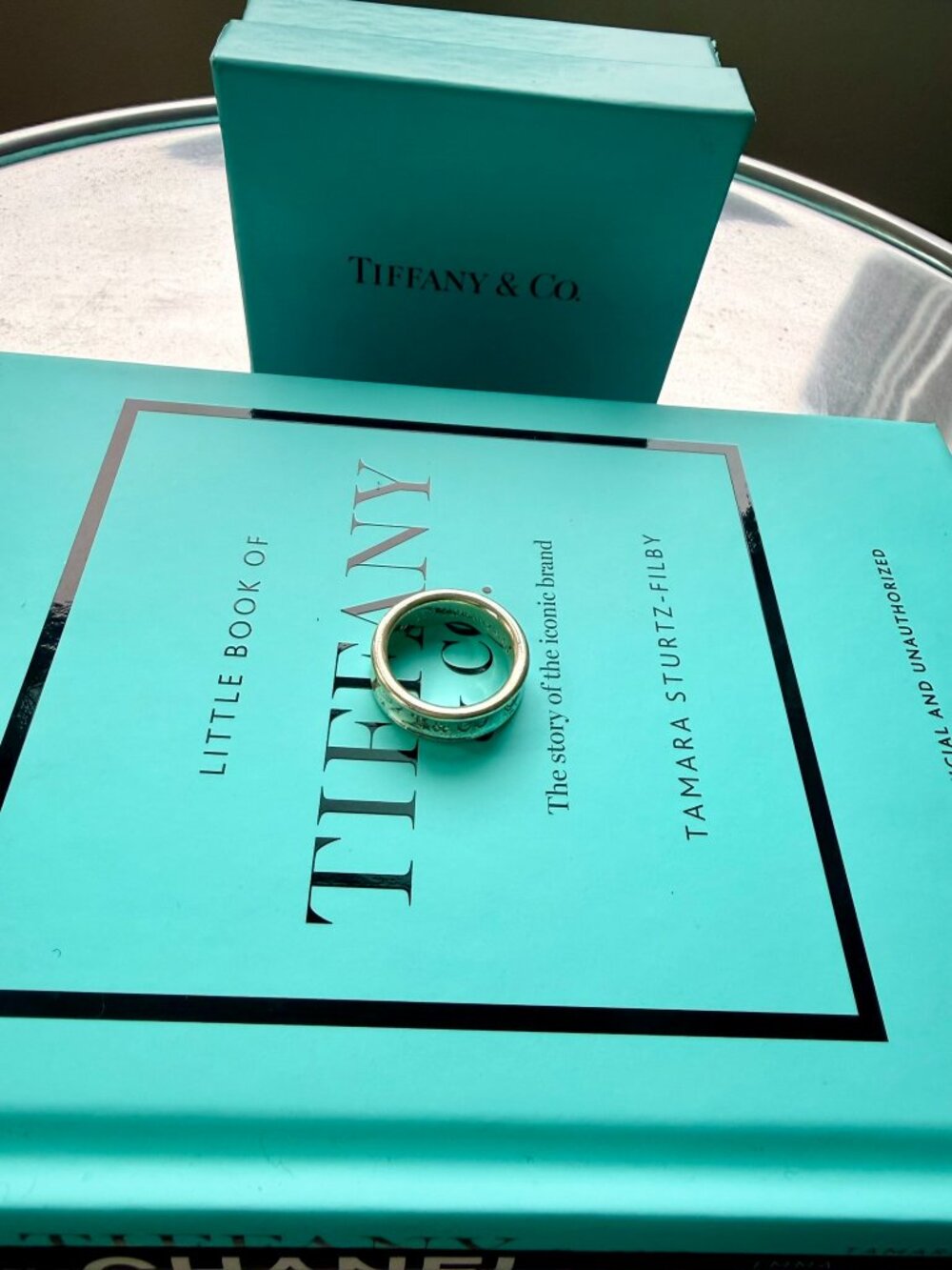Authentic Tiffany & Co. 1837 Sterling Silver Band Ring